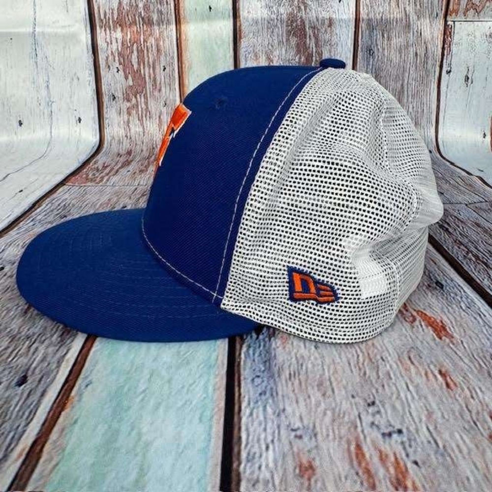 UF Florida Gators New Era Trucker Hat Mesh Snapback Blue Orange Trucker Football - Picture 3 of 8